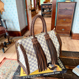 LAV Original Speedy 35 Damier Azur Chocolate Braided