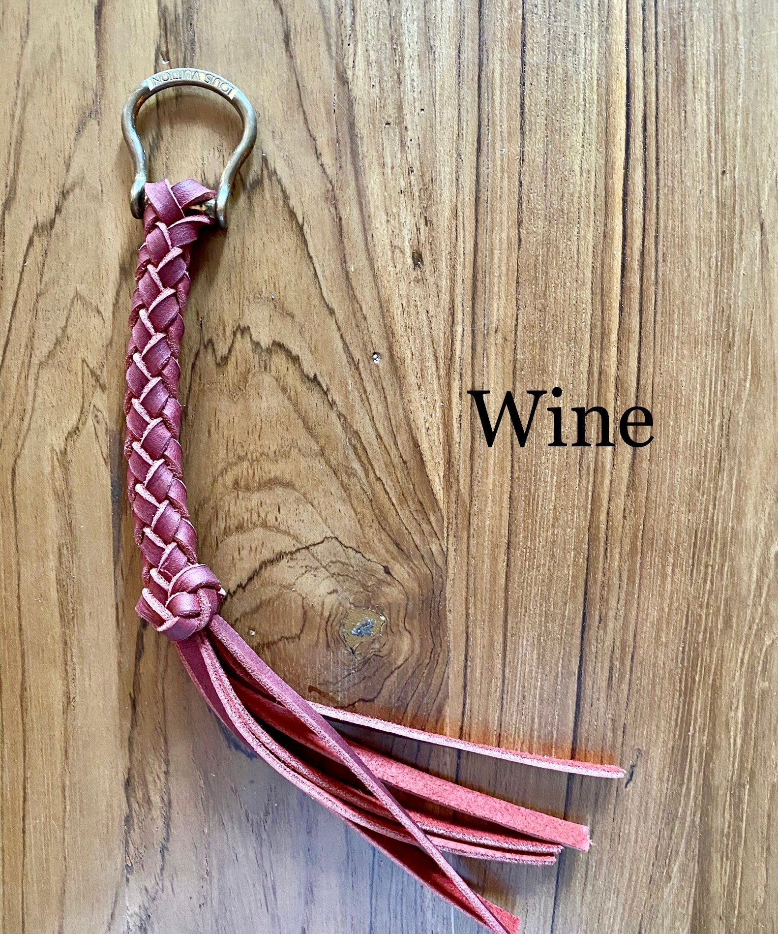 LAV Original Braided Key Ring with Louis Vuitton Hardware