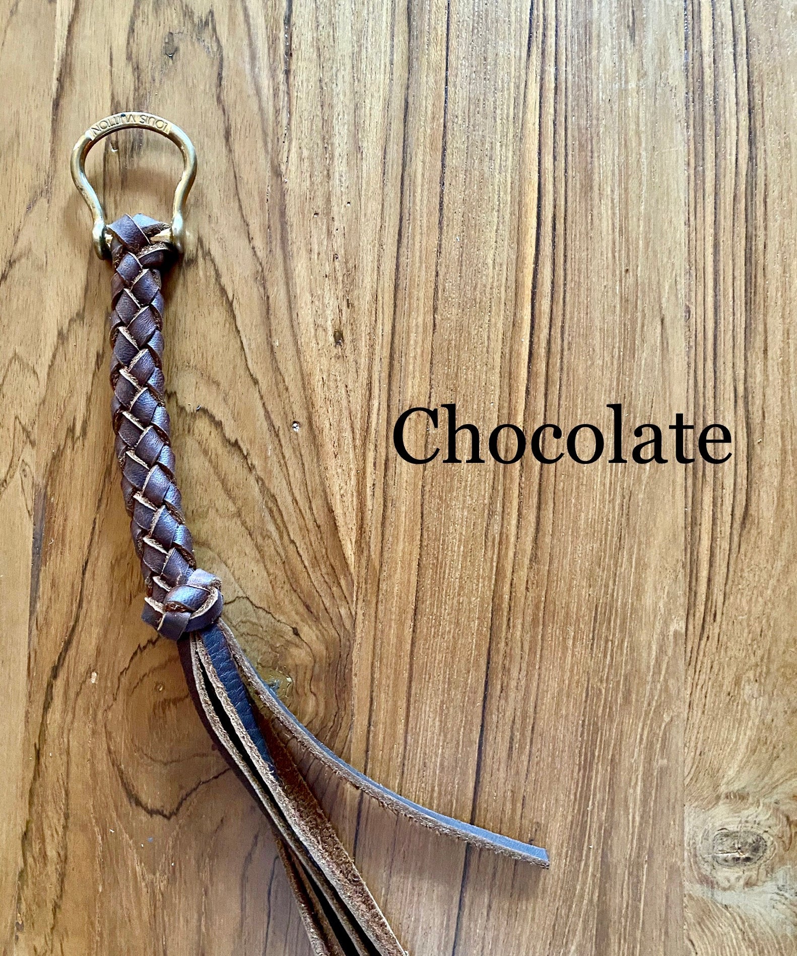 LAV Original Braided Key Ring with Louis Vuitton Hardware