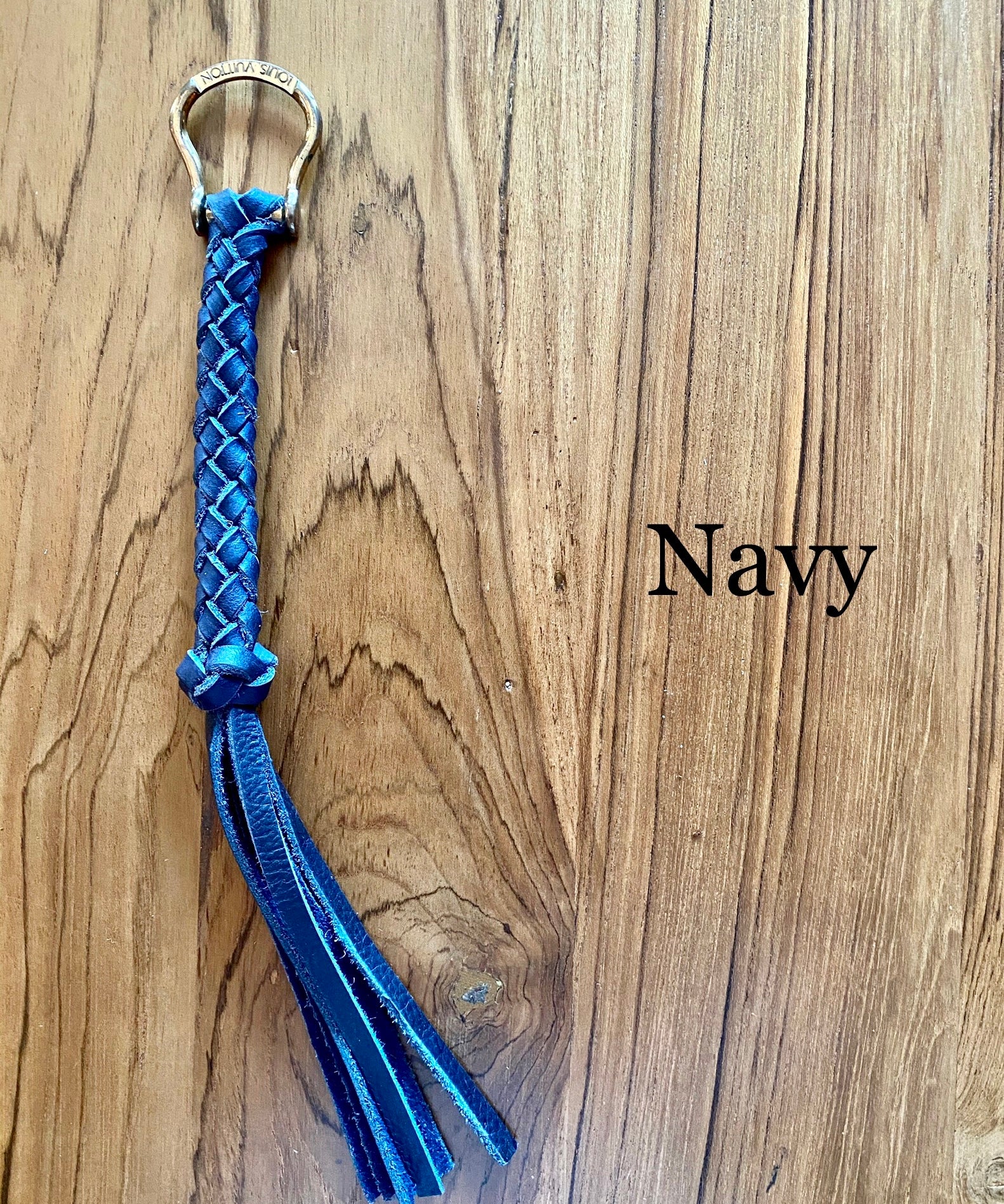 LAV Original Braided Key Ring with Louis Vuitton Hardware