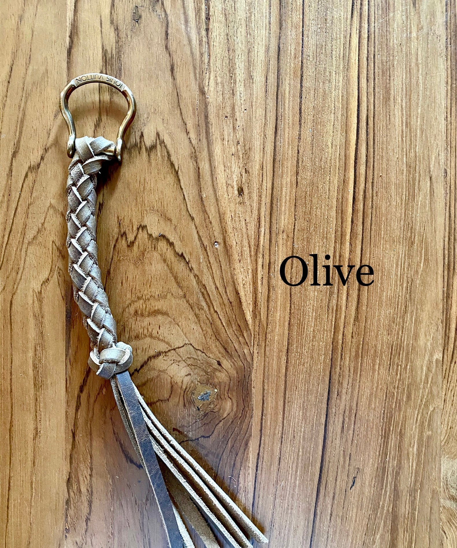 LAV Original Braided Key Ring with Louis Vuitton Hardware