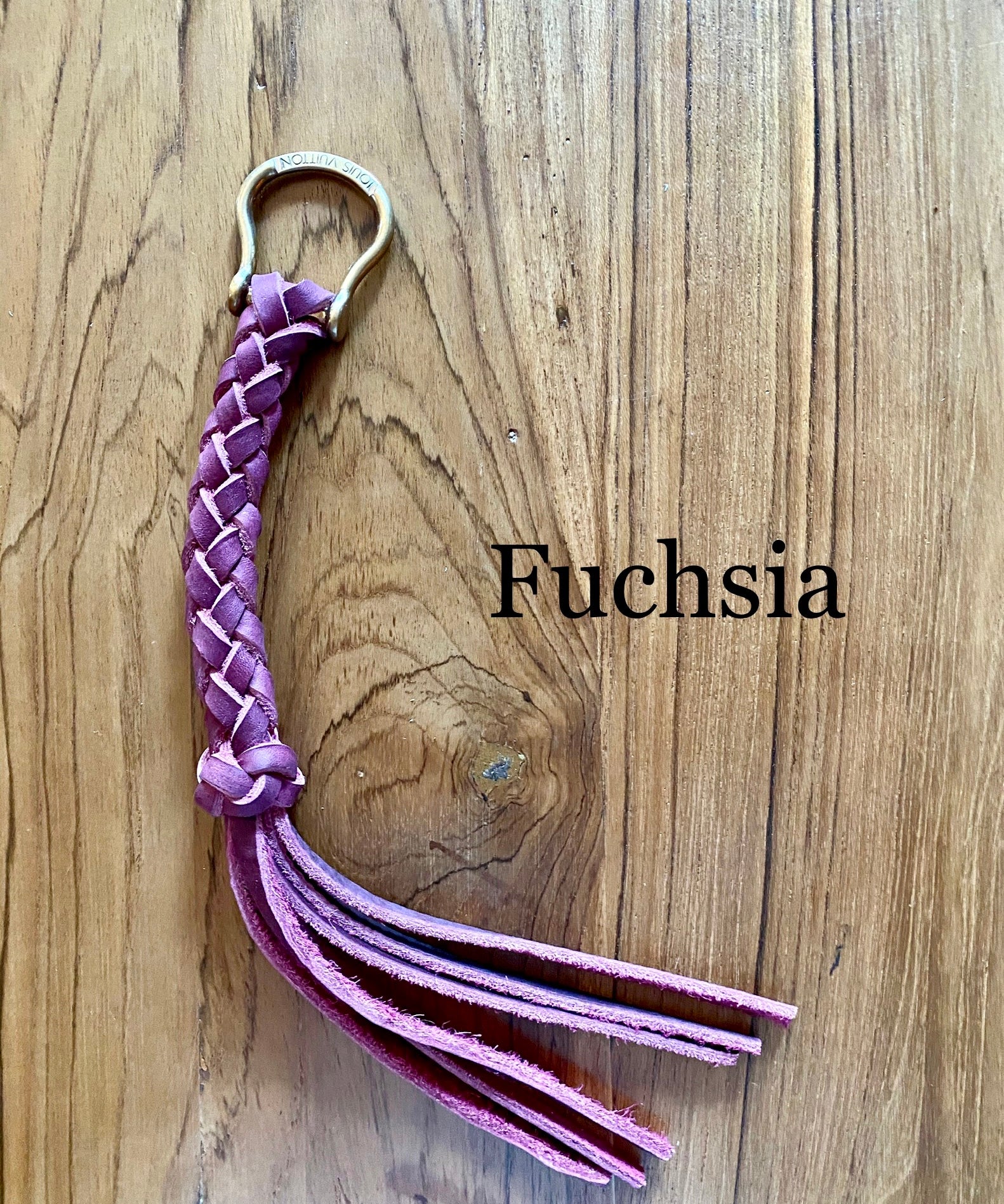 LAV Original Braided Key Ring with Louis Vuitton Hardware